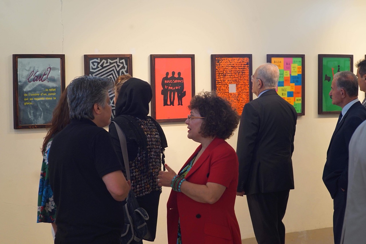 مدينة السليمانية تحتضن اول معرض للفن المعاصر – تصوير: ابراهيم فتاح